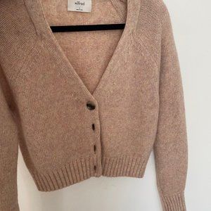 Aritzia wilfred cropped cardigan